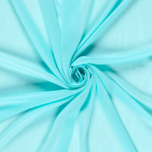 Chiffon stof Turquoise