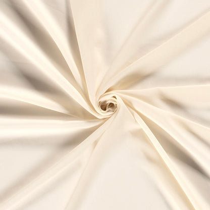 Elfenbeinfarbener Crêpe Georgette
