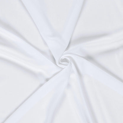 Weißer Crêpe-Georgette