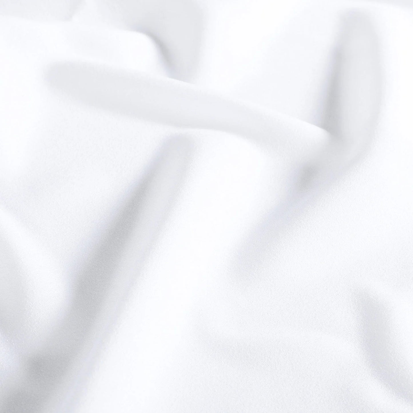 Weißer Crêpe-Georgette