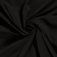 Schwarzer Crêpe-Georgette