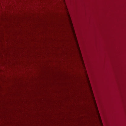 Fluweel stretch Rood
