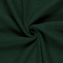 100% Wol gekookt Donkergroen