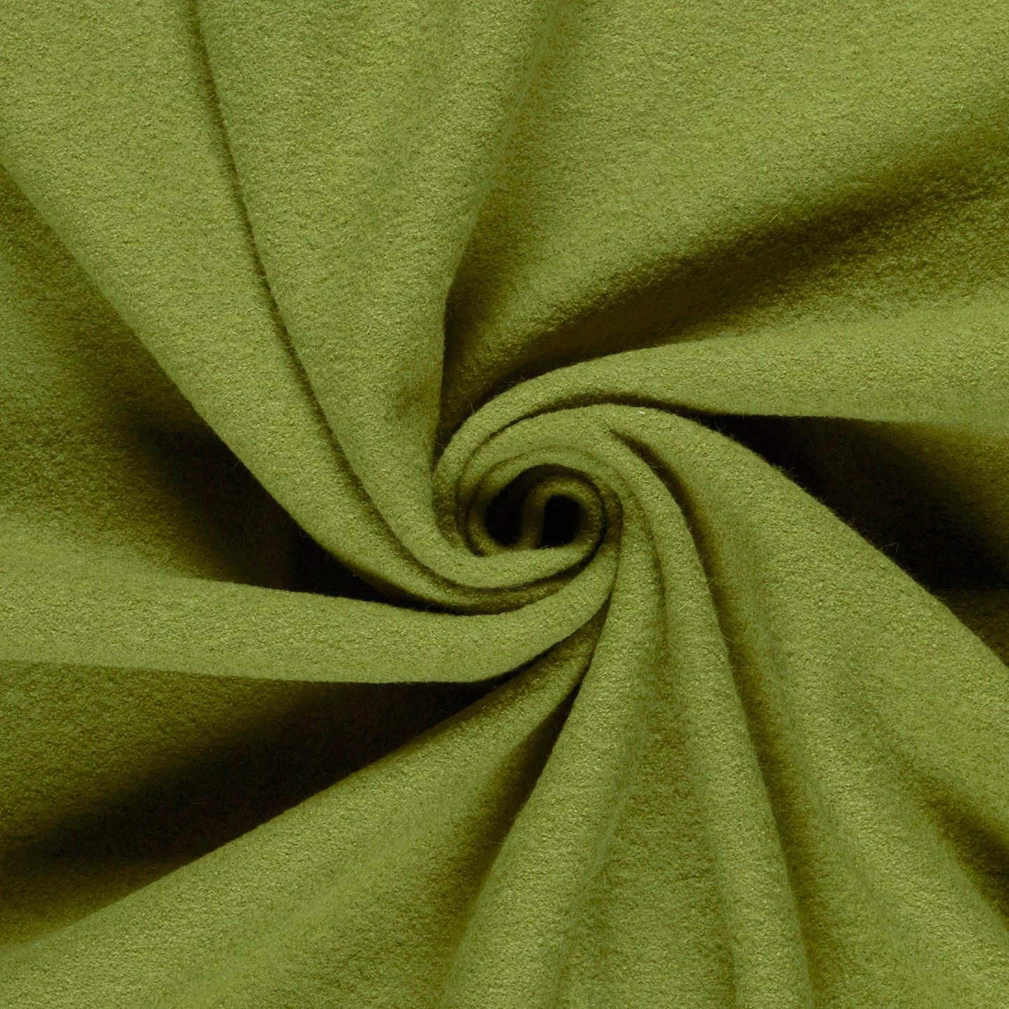 100% Wol gekookt Olijfgroen
