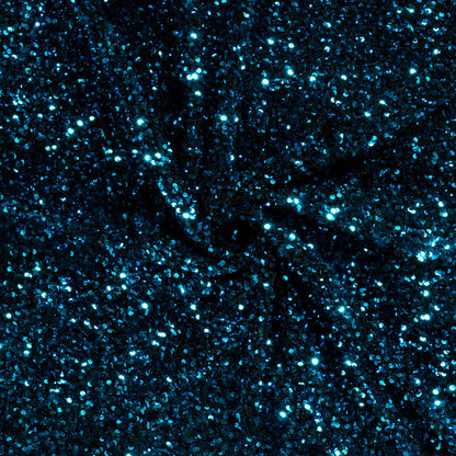 Fluweel Paillettenstof aqua
