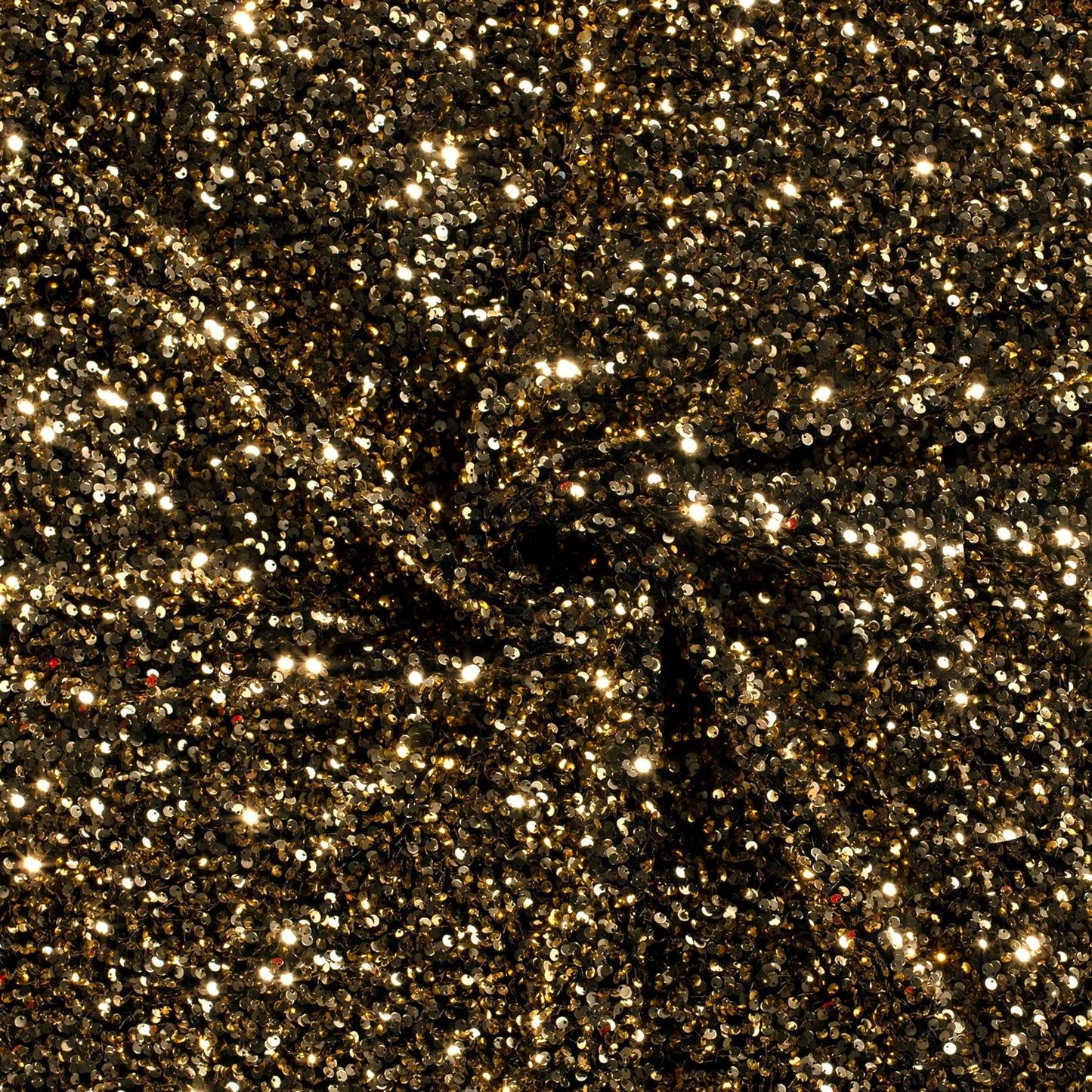 Fluweel Paillettenstof goud