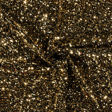 Fluweel Paillettenstof goud