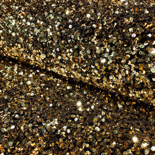 Fluweel Paillettenstof goud