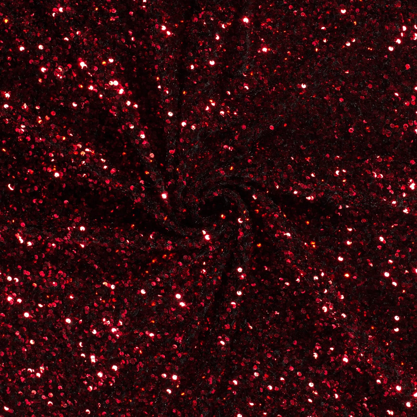 Fluweel Paillettenstof rood