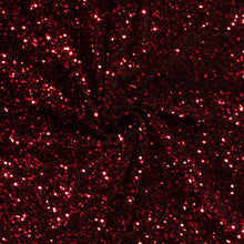 Fluweel Paillettenstof rood