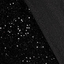 Fluweel Paillettenstof zwart