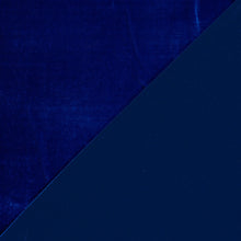 Fluweel stretch Kobalt