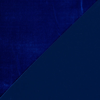 Fluweel stretch Kobalt
