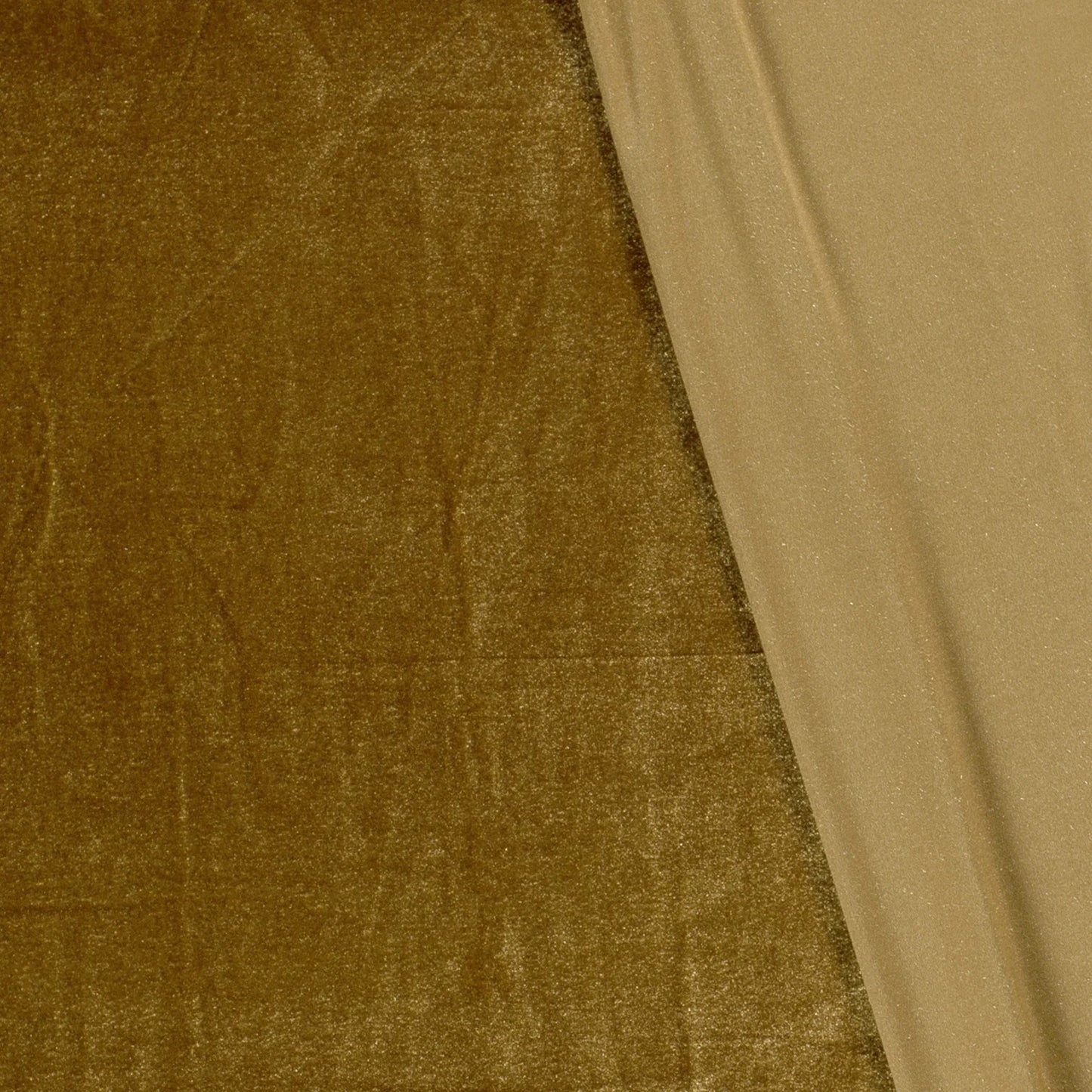 Fluweel stretch Olijfgroen