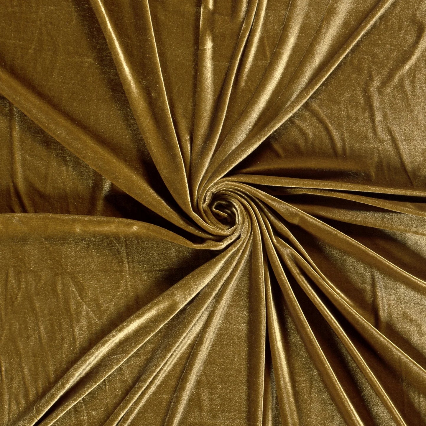 Fluweel stretch Olijfgroen