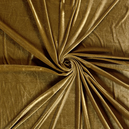 Fluweel stretch Olijfgroen