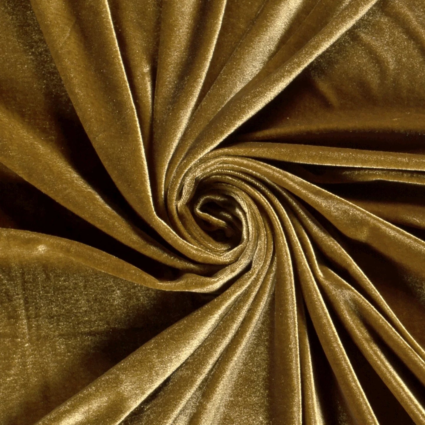 Fluweel stretch Olijfgroen