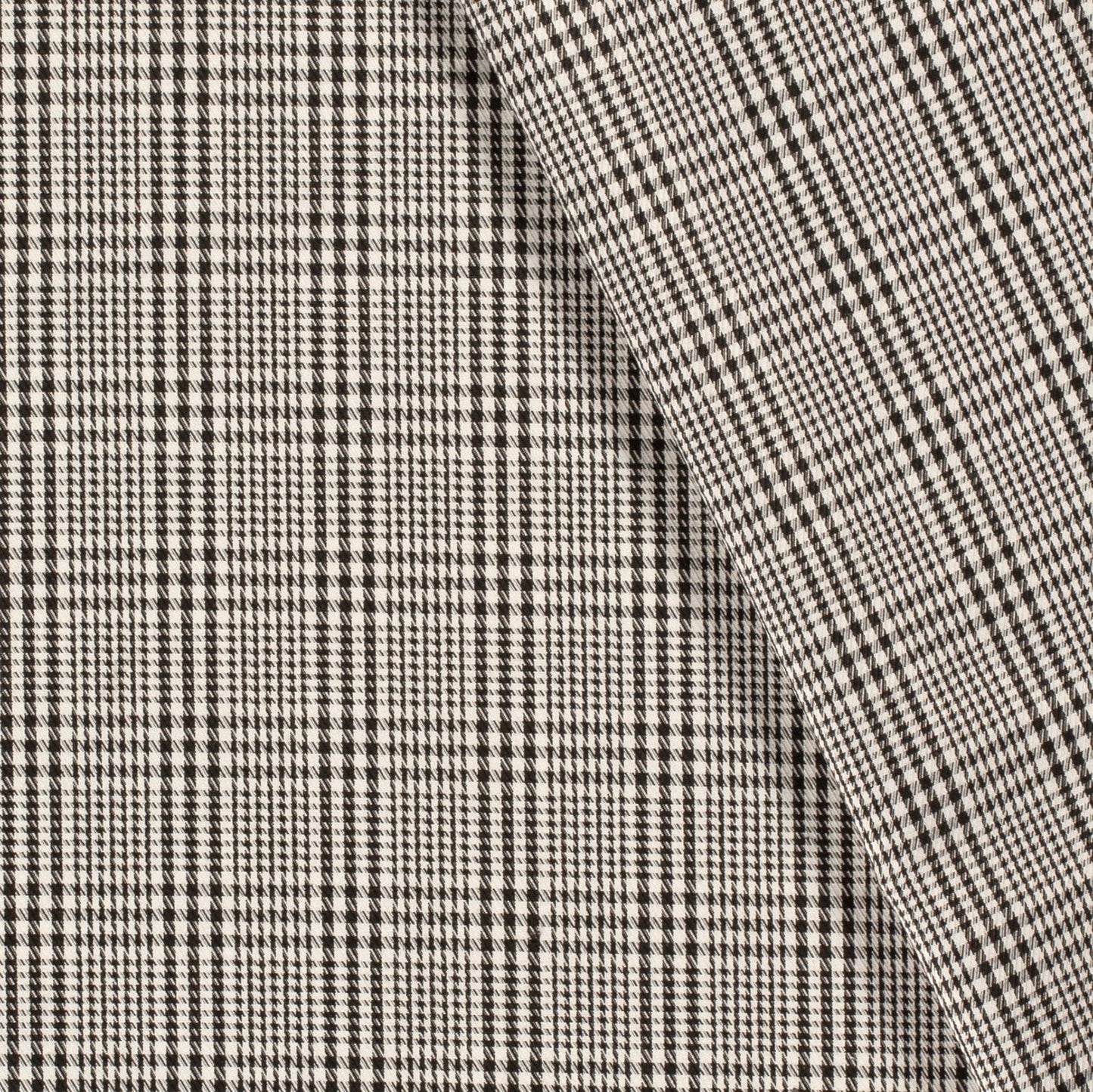 Gabardine Ruiten stof Zwart