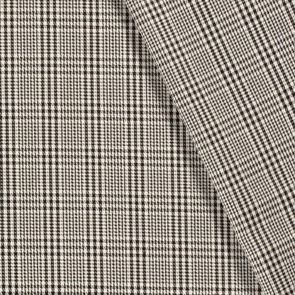 Gabardine Ruiten stof Zwart