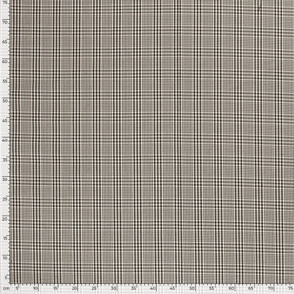 Gabardine Ruiten stof Zwart