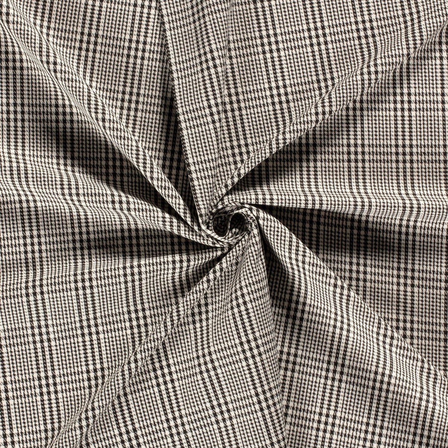 Gabardine Ruiten stof Zwart