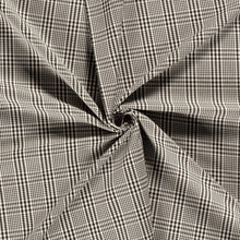 Gabardine Ruiten stof Zwart