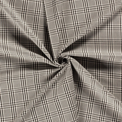 Gabardine Ruiten stof Zwart