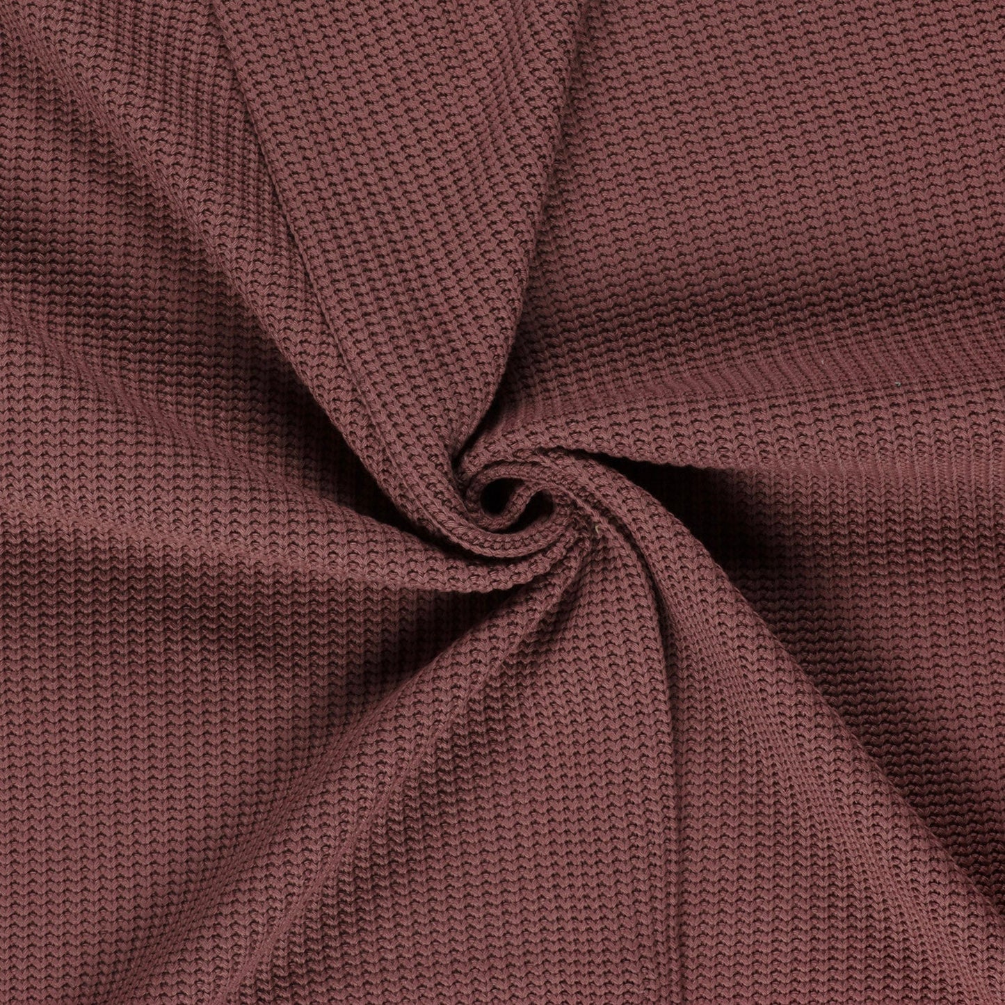 Kabelstof gebreid Oudroze