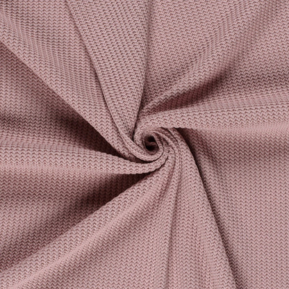 Zopfstrickstoff Rosa