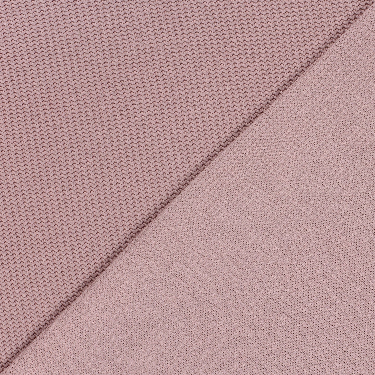 Zopfstrickstoff Rosa