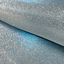 Glitterstof lurex Babyblauw