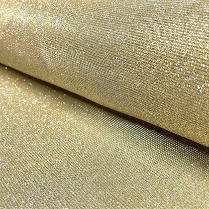 Glitterstof lurex Goud