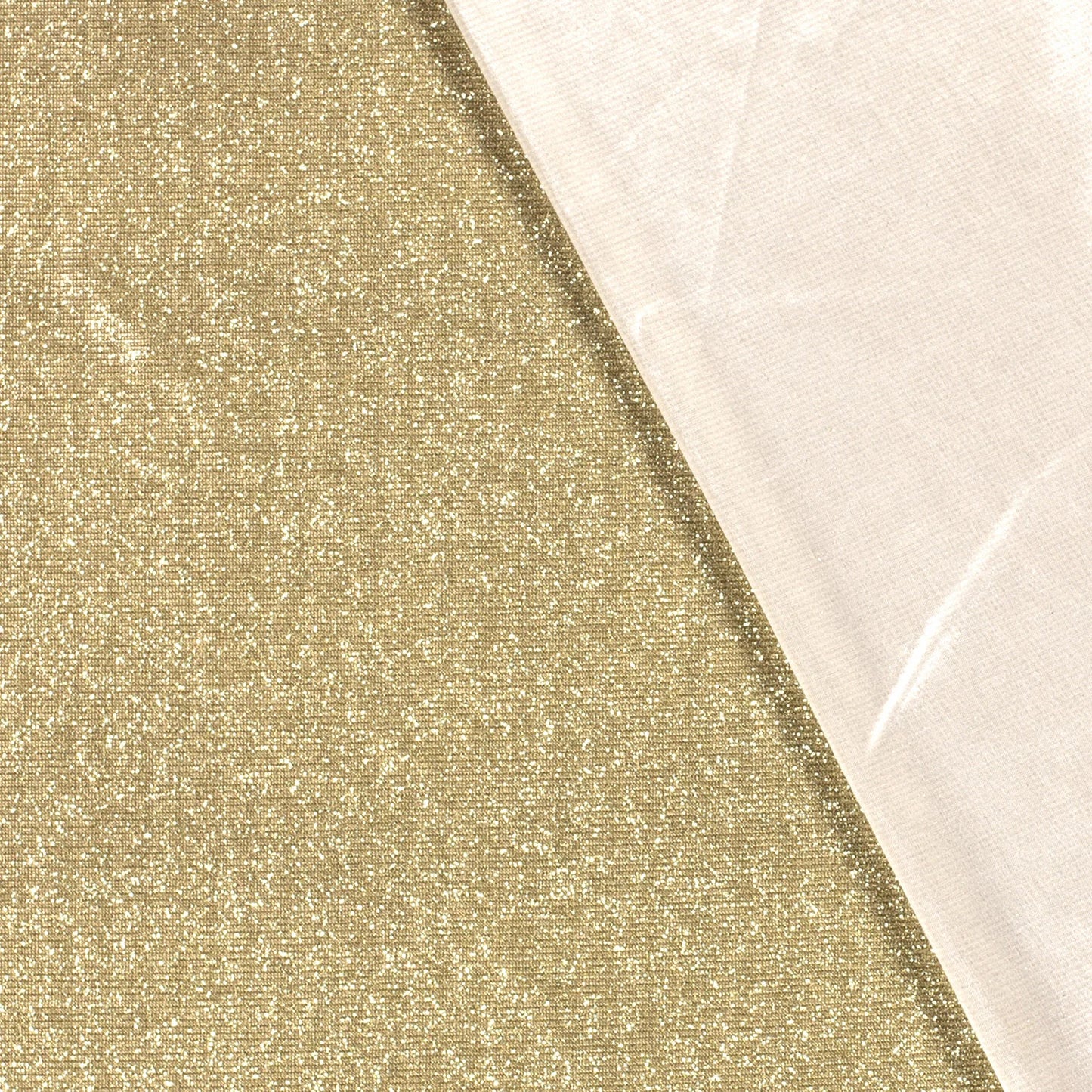 Glitterstof lurex Goud