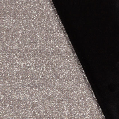 Glitterstof lurex Oudroze