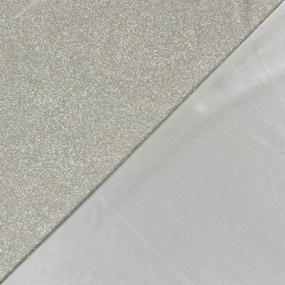 Glitterstof lurex Zilver