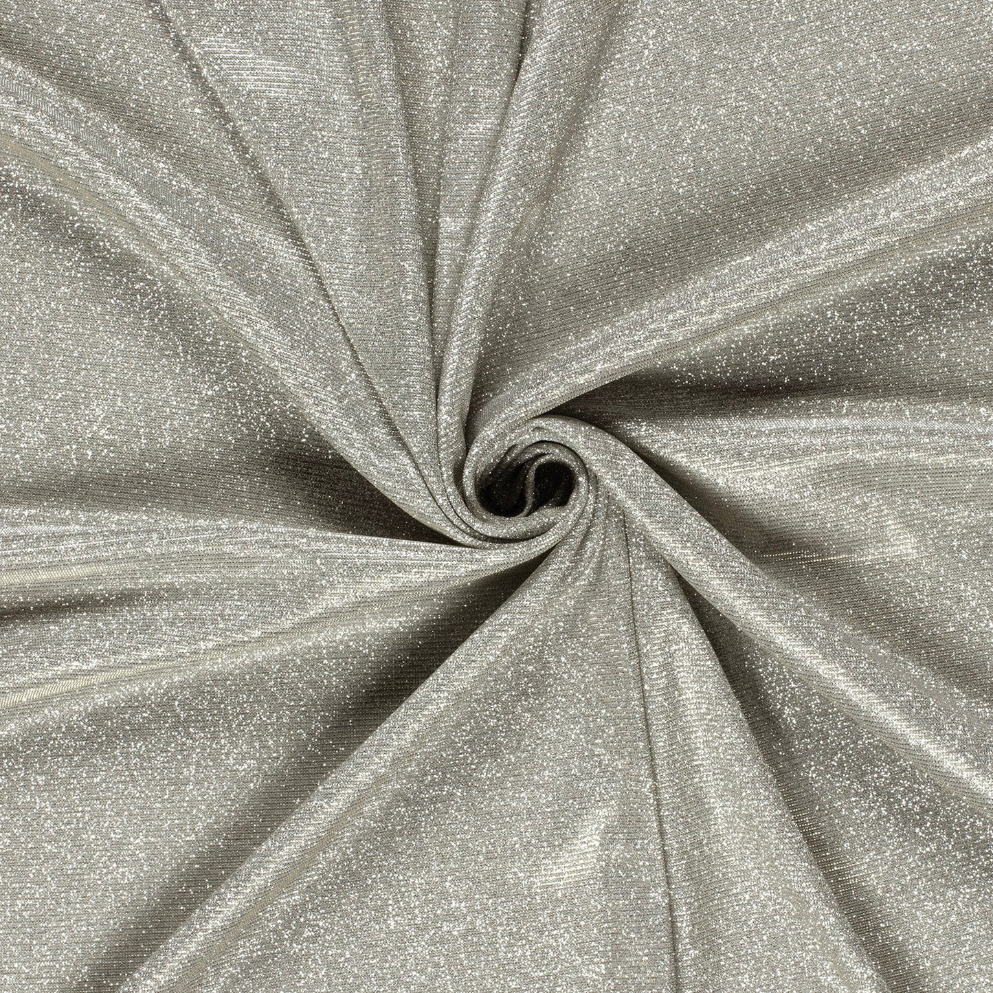 Glitterstof lurex Zilver