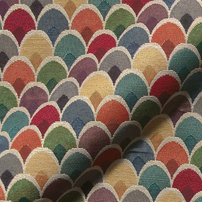 Gobelin stof Multicolor scale