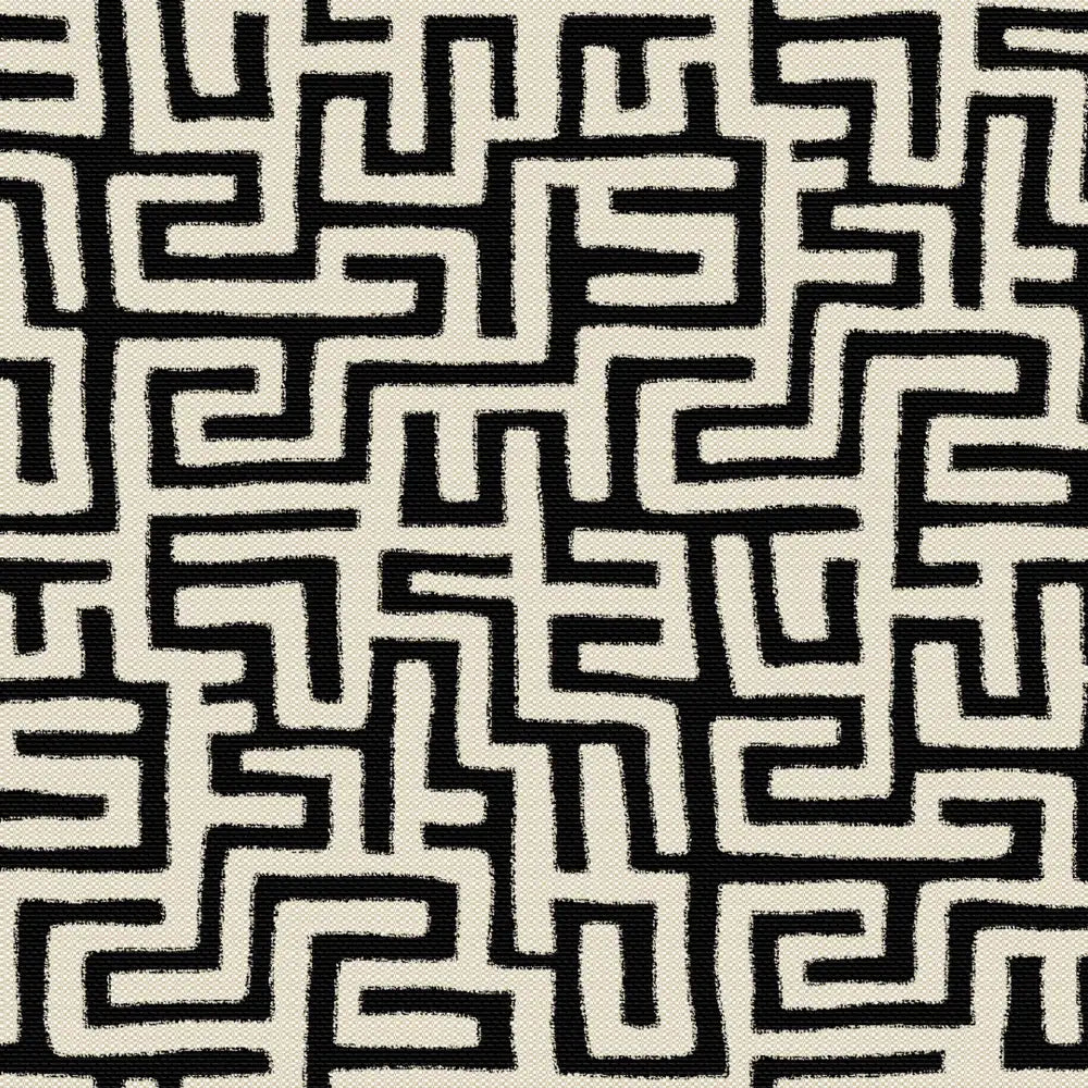 Jacquardstof Amadeus noir