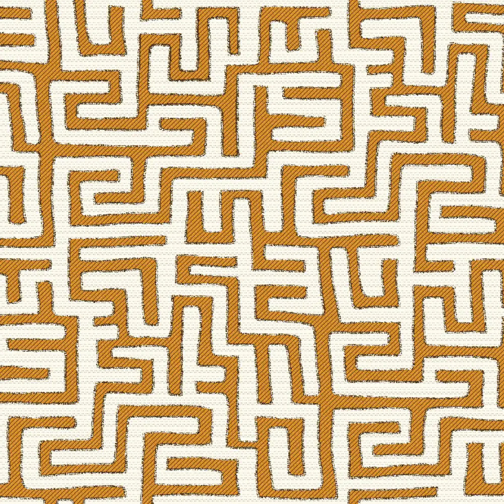 Jacquardstof Amadeus ocre