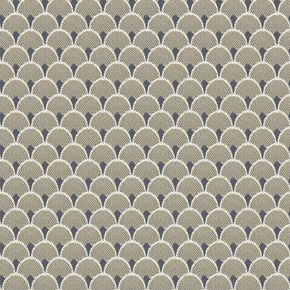 Jacquardstof Draco argent