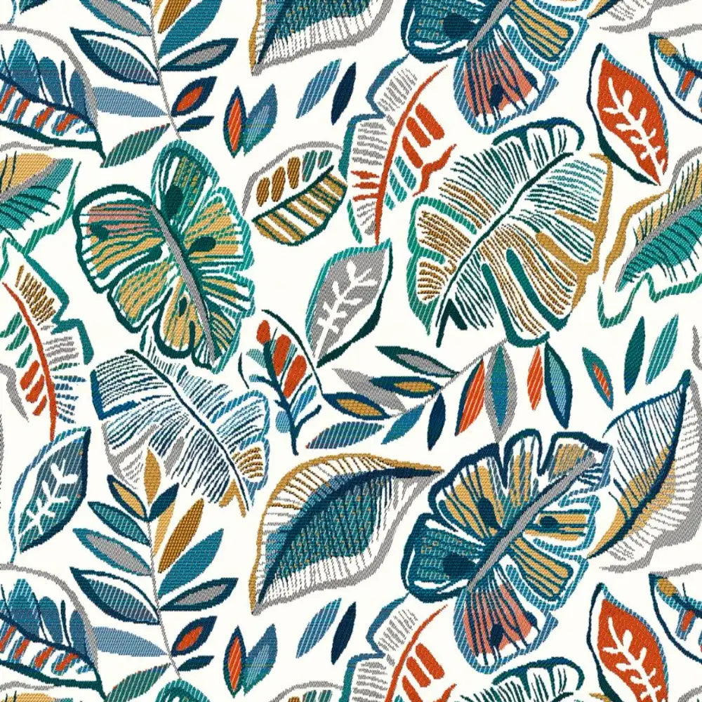 Jacquardstof Grenau blanc