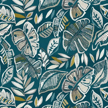 Jacquardstof Grenau bleu