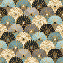 Jacquardstof Hiro jade