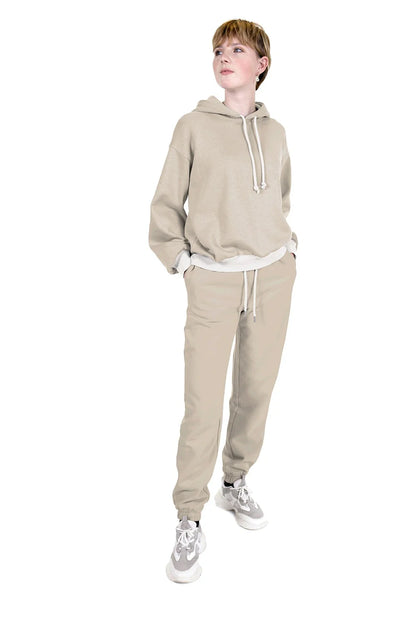 Jogging stof Beige