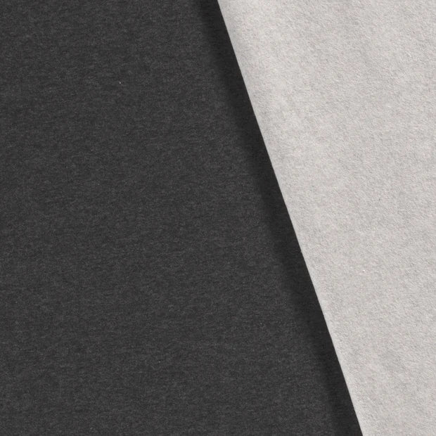 Jogging stof Donkergrijs melange