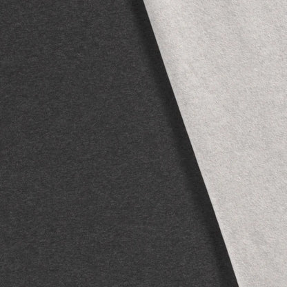 Jogging stof Donkergrijs melange