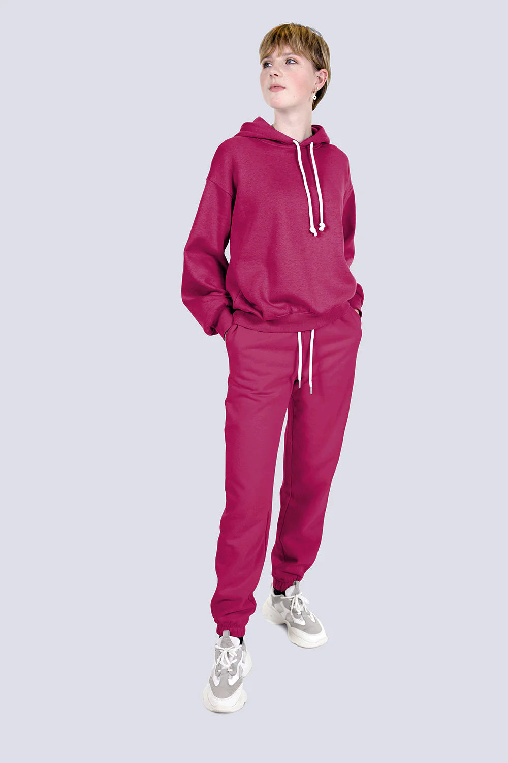 Jogging stof Fuchsia