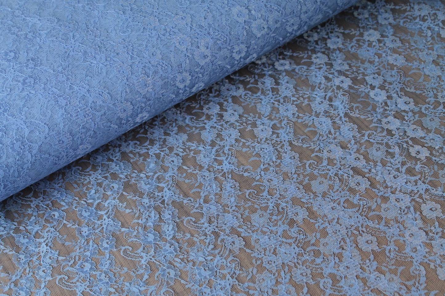 Kant bloem Babyblauw