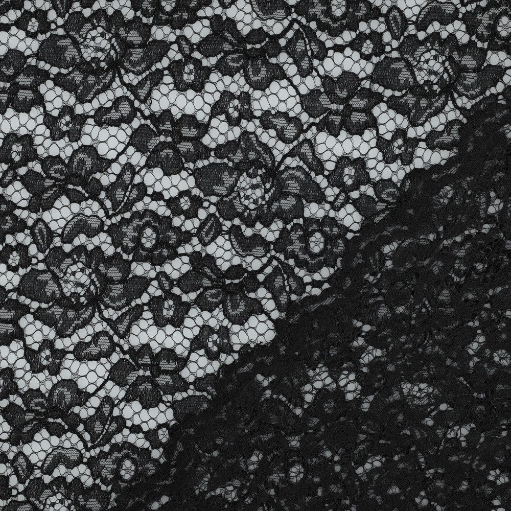 Kant stof dubbelzijdig Zwart