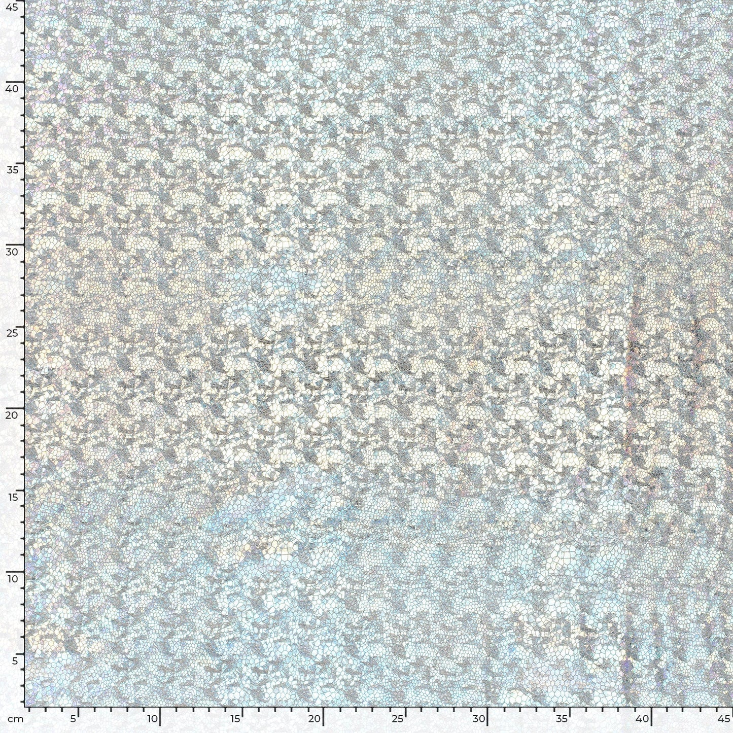 Lamé stof Foliedruk slangen Zilver